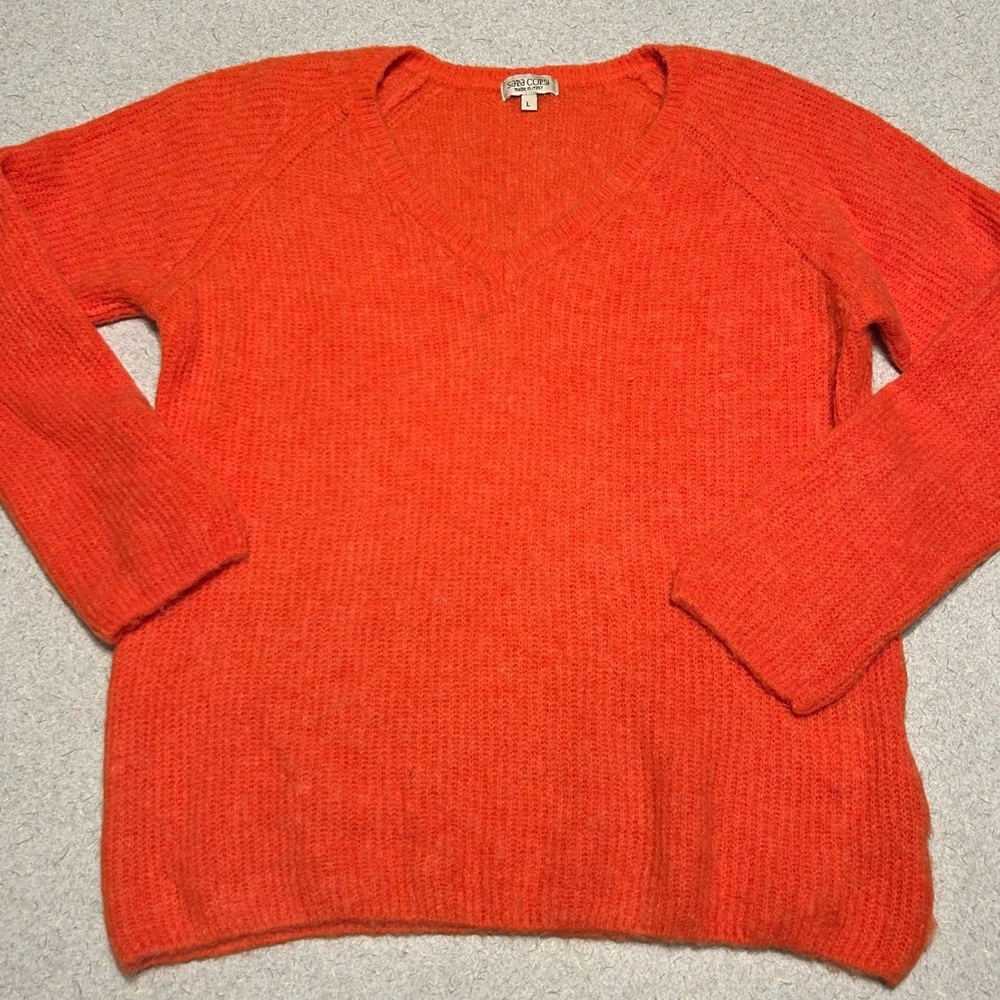 Sara Corsi V-Neck Wool Sweater